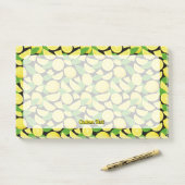 Post-it® Arrière - plan citron (Sur un bureau)