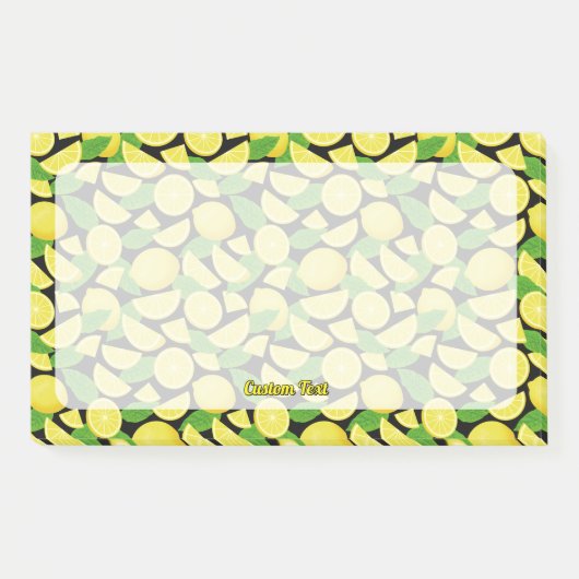 Post-it® Arrière - plan citron (Devant)