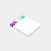 Post-it® Arrière - plan coloré tramé aléatoire (Incliné)