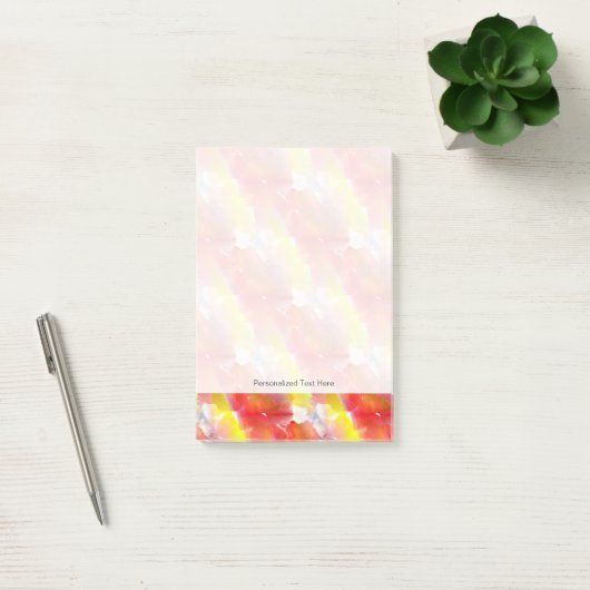 Post-it® Arrière - plan d'aquarelle de texture de (Bureau)