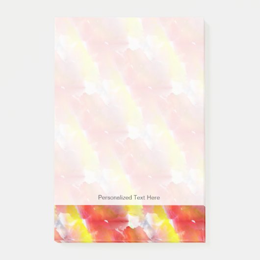 Post-it® Arrière - plan d'aquarelle de texture de (Devant)