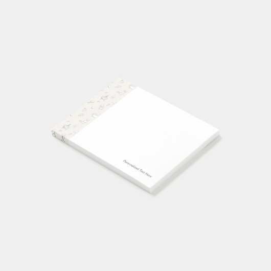 Post-it® arrière - plan de bébé (Incliné)