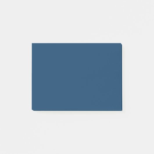 Post-it® Arrière - plan de couleur en acier bleu profond (Devant)