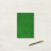 Post-it® Arrière - plan de couleur Noël vert uni (Sur un bureau)