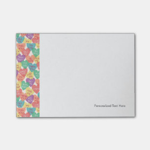 Post-it® Arrière - plan de forme d'amour
