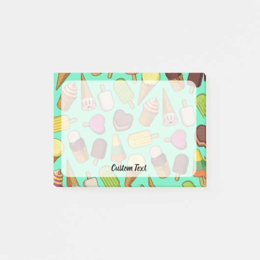 Post-it® Arrière - plan de glace (Devant)