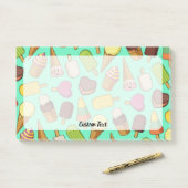 Post-it® Arrière - plan de glace (Sur un bureau)