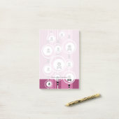 Post-it® Arrière - plan de Grunge (Sur un bureau)