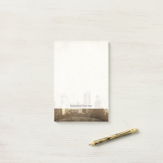 Post-it® arrière - plan de Grungy (Sur un bureau)