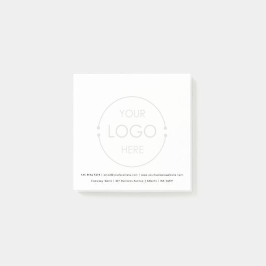 Post-it® Arrière - plan de logo professionnel opaque de bas (Devant)