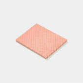Post-it® arrière - plan de motif de fleur de pêche (Incliné)