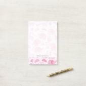 Post-it® arrière - plan de petite fille (Sur un bureau)