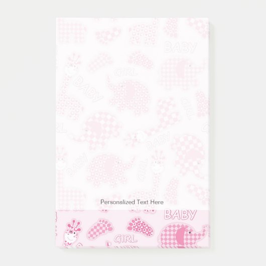 Post-it® arrière - plan de petite fille (Devant)