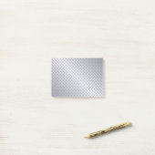 Post-it® Arrière - plan de plaque diamant en acier brillant (Sur un bureau)