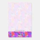 Post-it® arrière - plan de texture rose, bleue et rouge (Devant)