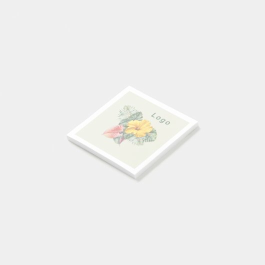 Post-it® Arrière - plan d'image du logo défraîchi (Incliné)