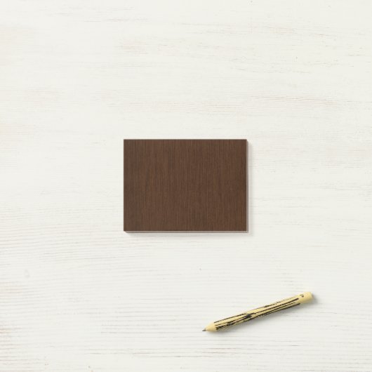 Post-it® Arrière - plan en bois grenu rustique foncé (Sur un bureau)