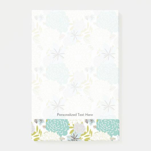Post-it® arrière - plan floral (Devant)