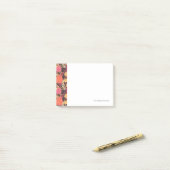 Post-it® Arrière - plan floral 2 (Sur un bureau)