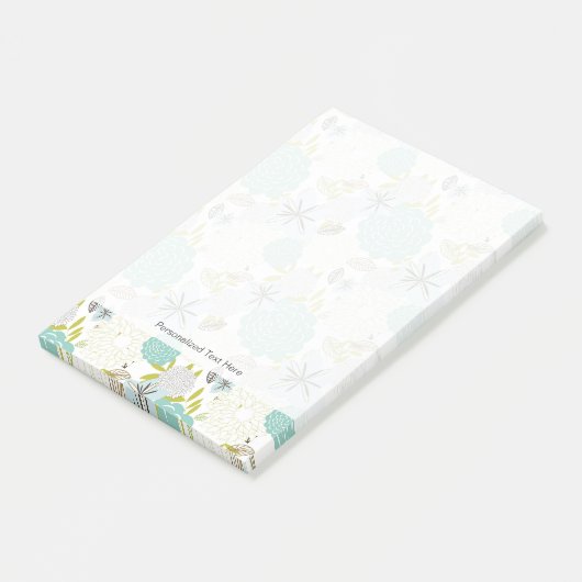 Post-it® Arrière - plan floral 5 (Incliné)