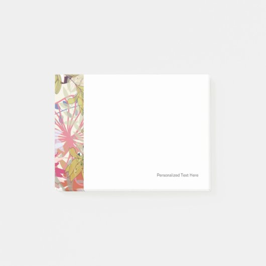 Post-it® arrière - plan floral 6 (Devant)