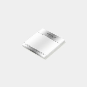 Post-it® Arrière - plan métallique brillant Sliver-Grey