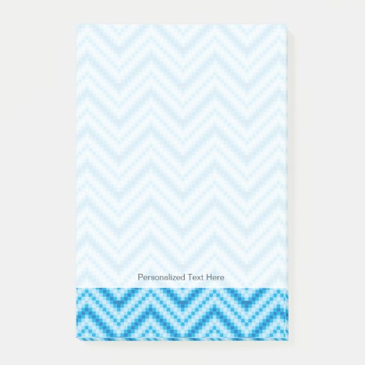 Post-it® Arrière - plan Motif Chevron (Devant)