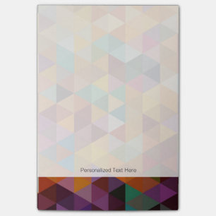 Post-it® Arrière - plan Motif Vintage Triangles.