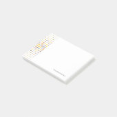 Post-it® Arrière - plan multicolore de point (Incliné)