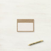 Post-it® Arrière - plan naturel Tan Sandstone Look (Sur un bureau)