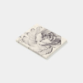 Post-it® Arrière - plan noir blanc Ranunculus (Incliné)