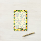 Post-it® Arrière - plan orange (Sur un bureau)