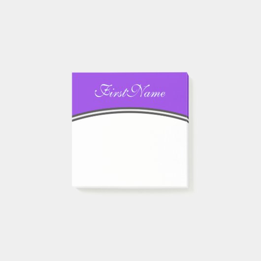 Post-it® Arrière - plan pourpre + Lumière cyan (Devant)