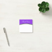Post-it® Arrière - plan pourpre + Lumière cyan (Bureau)