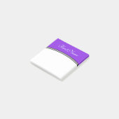 Post-it® Arrière - plan pourpre + Lumière cyan (Incliné)