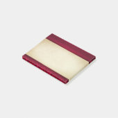 Post-it® Arrière - plan rouge élégant et élégant (Incliné)