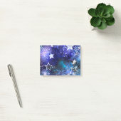 Post-it® Arrière - plan spatial avec étoiles (Bureau)