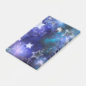 Post-it® Arrière - plan spatial avec étoiles (Incliné)