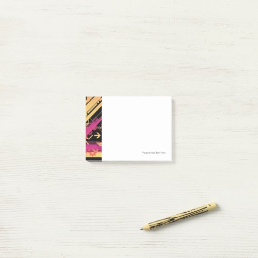 Post-it® arrière - plan technique de demi-teintes 7 (Sur un bureau)