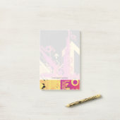 Post-it® Arrière - plan tramé technique 7 (Sur un bureau)