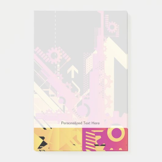 Post-it® Arrière - plan tramé technique 7 (Devant)