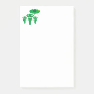 Post-it® arrivée des Aliens