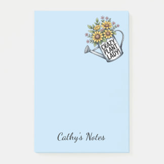Post-it® Arrosoir Fleur Bleu Folle des Plantes