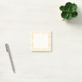 Post-it® Art abstrait acrylique jaune blanc prismatique (Bureau)