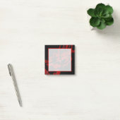 Post-it® Art abstrait fluide rouge de rêves et de cauchemar (Bureau)