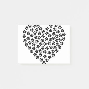 Post-it® Art animal Abstrait Canine Chat Chien Feline Coeur