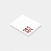 Post-it® Art aquarelle de grenade (Incliné)