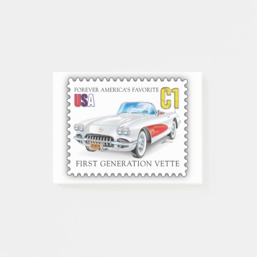 POST-IT® ART AUTOMOBILE C-ONE (Devant)