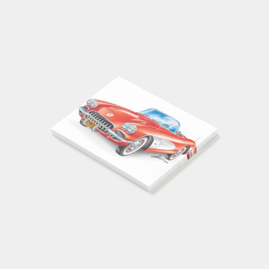POST-IT® ART AUTOMOBILE DE VETTE ÉLÉGANT (Incliné)