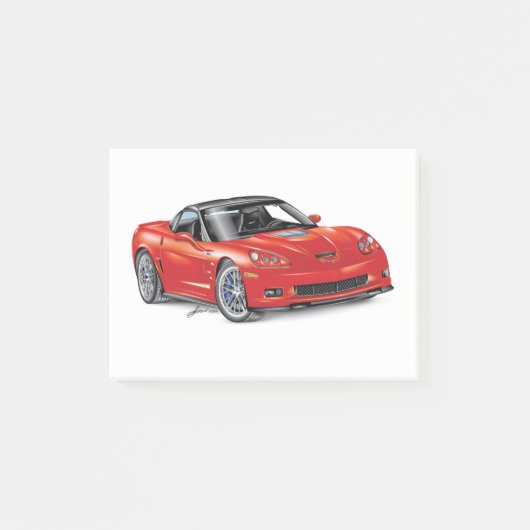 POST-IT® ART AUTOMOBILE LÉGENDAIRE Z-R-ONE (Devant)